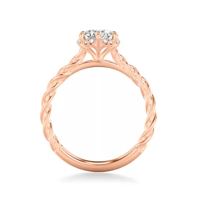 Sasha Halo Engagement Ring