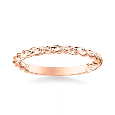 Sasha High-Polished Twist Band