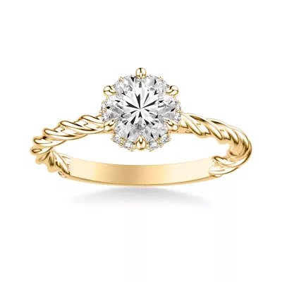 Sasha Halo Engagement Ring