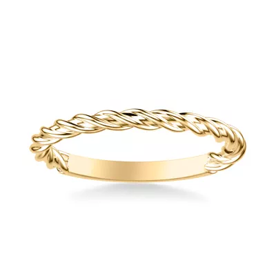 Sasha High-Polished Twist Band