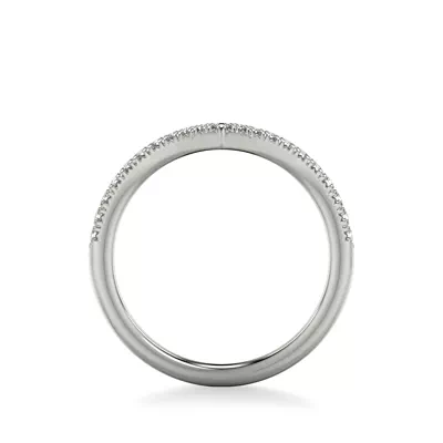 Zoe Pavé Diamond Chevron Band