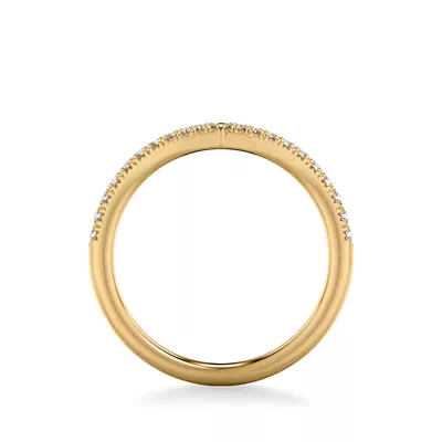 Zoe Pavé Diamond Chevron Band