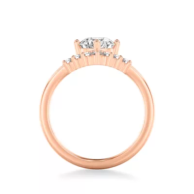 Lexi Diamond Chevron Engagement Ring