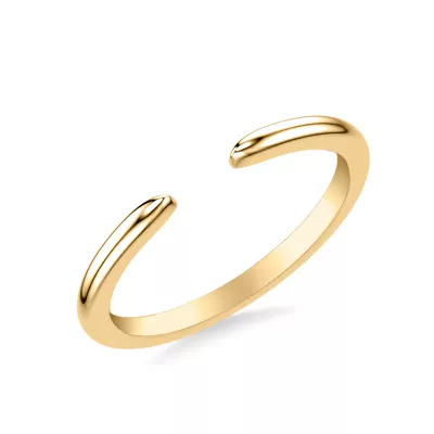 Lexi High Polished Open Band
