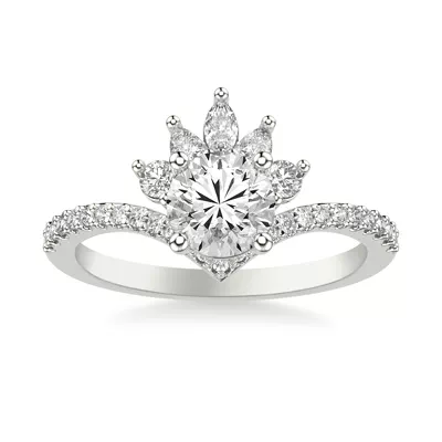 Marisol Tiara Engagement Ring
