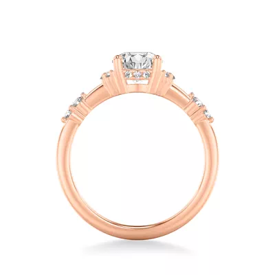 Dove Diamond Accent Engagement Ring