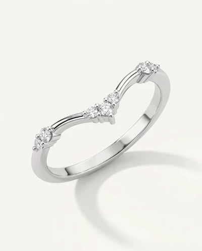 Dove Diamond Wedding Band