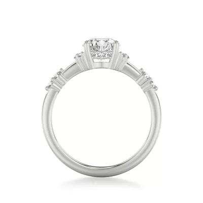 Dove Diamond Accent Engagement Ring