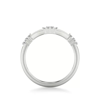 Dove Diamond Wedding Band