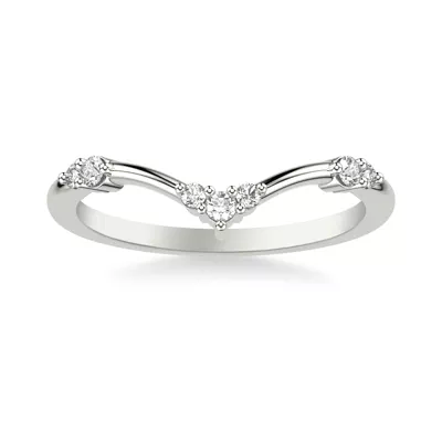 Dove Diamond Wedding Band