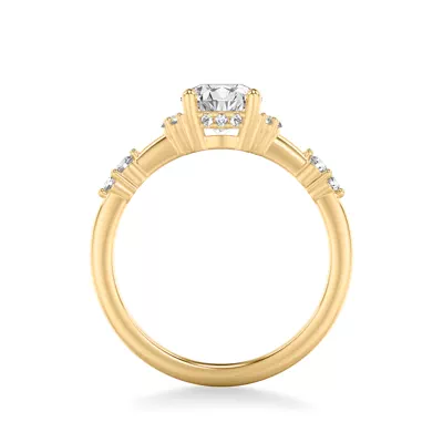 Dove Diamond Accent Engagement Ring