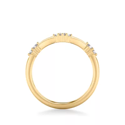 Dove Diamond Wedding Band