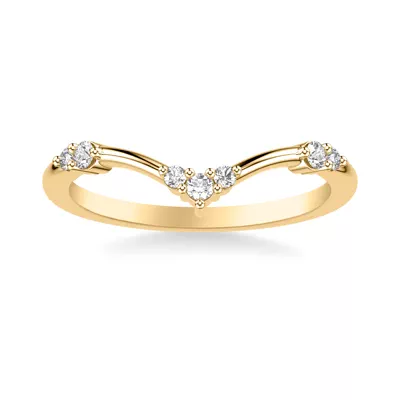 Dove Diamond Wedding Band