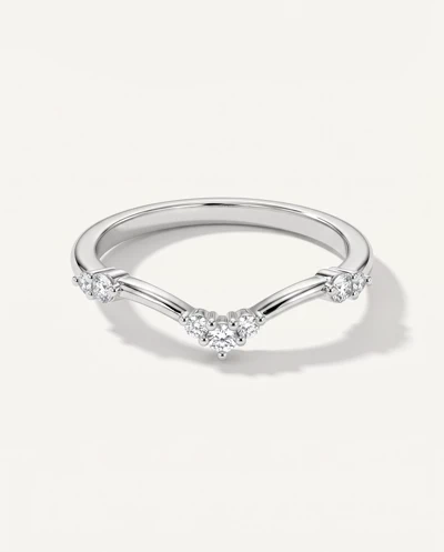 Dove Diamond Wedding Band