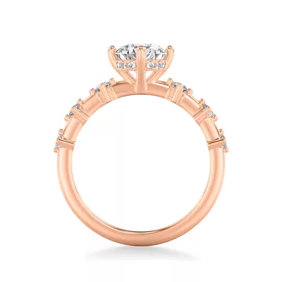 Chantal Hidden Halo Engagement Ring