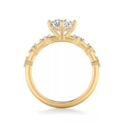 Chantal Hidden Halo Engagement Ring