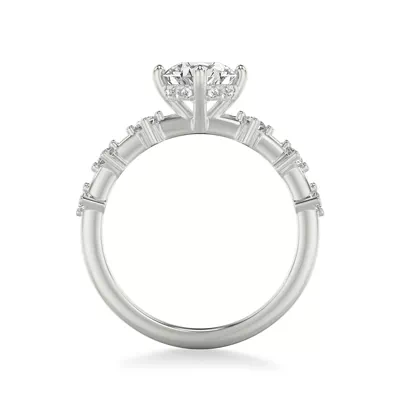 Chantal Hidden Halo Engagement Ring