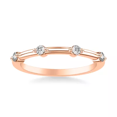 Daria Classic Diamond Wedding Band