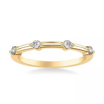 Daria Classic Diamond Wedding Band