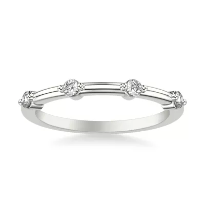 Daria Classic Diamond Wedding Band