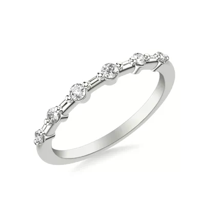 Courtney Spaced Diamond Wedding Band