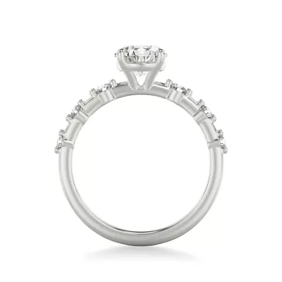 Courtney Spaced Diamond Engagement Ring