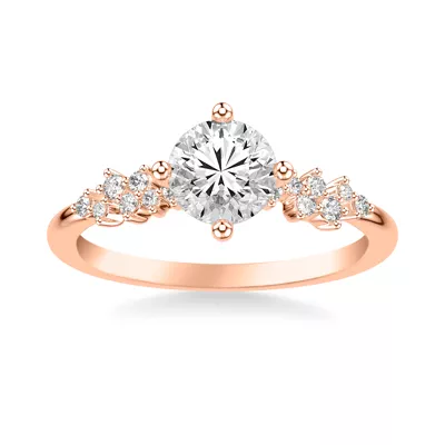 Coco Scattered Diamond Engagement Ring