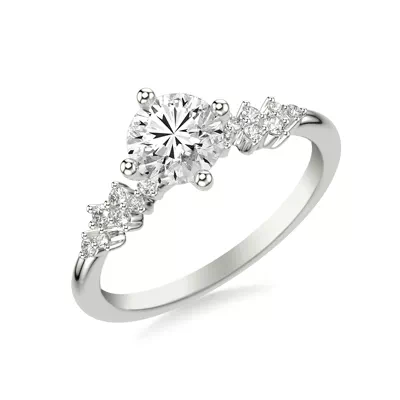 Coco Scattered Diamond Engagement Ring