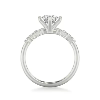 Coco Scattered Diamond Engagement Ring