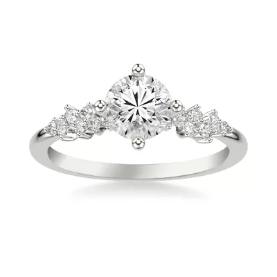 Coco Scattered Diamond Engagement Ring