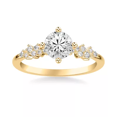 Coco Scattered Diamond Engagement Ring
