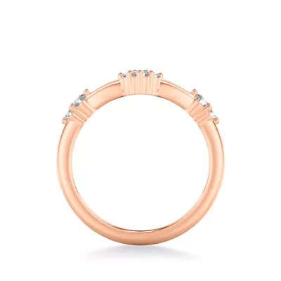 Shiloh Diamond Accent Chevron Band