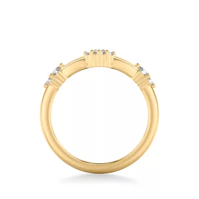 Shiloh Diamond Accent Chevron Band