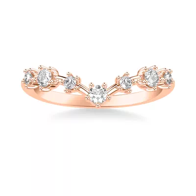 Carol Classic Diamond Wedding Band
