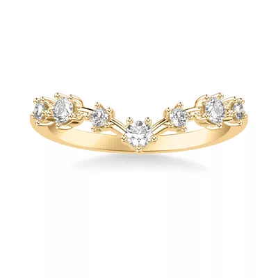 Carol Classic Diamond Wedding Band