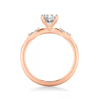 Allegra Marquis Accent Engagement Ring