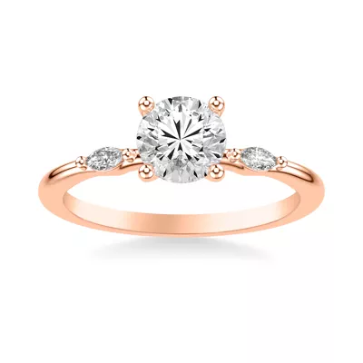 Allegra Marquis Accent Engagement Ring