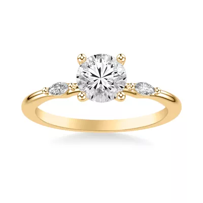Allegra Marquis Accent Engagement Ring