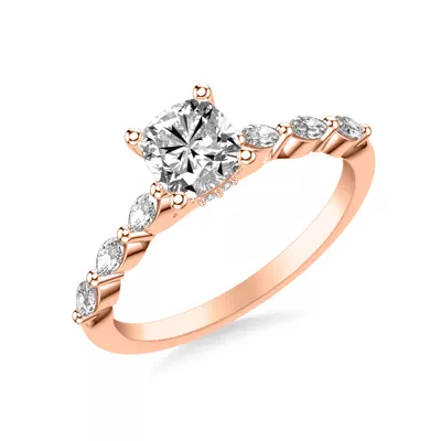 Betty Marquise Lab Diamond Engagement Ring