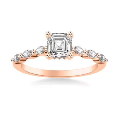 Betty Marquise Lab Diamond Engagement Ring