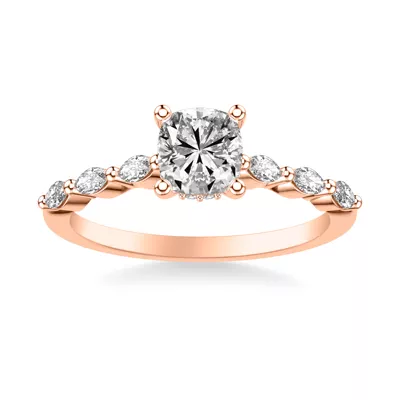 Betty Marquise Diamond Engagement Ring
