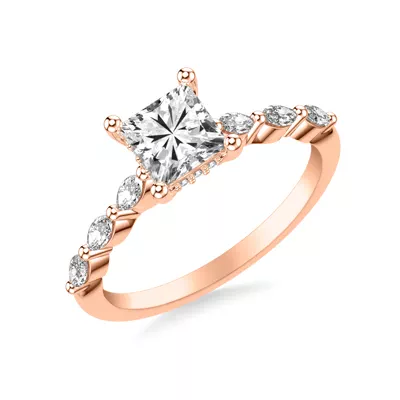 Betty Marquise Diamond Engagement Ring