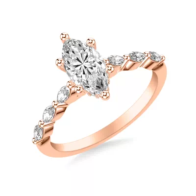 Betty Marquise Diamond Engagement Ring