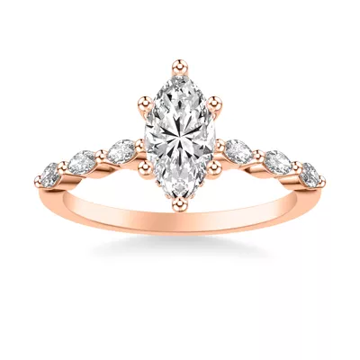 Betty Marquise Diamond Engagement Ring