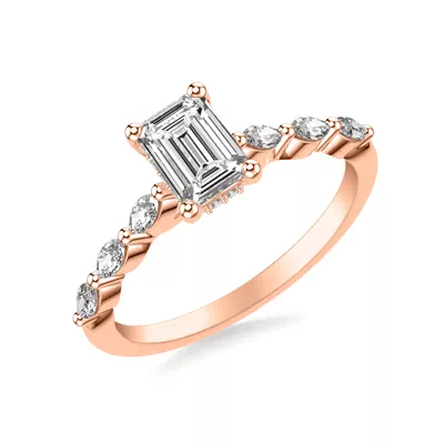Betty Marquise Diamond Engagement Ring