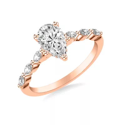 Betty Marquise Diamond Engagement Ring
