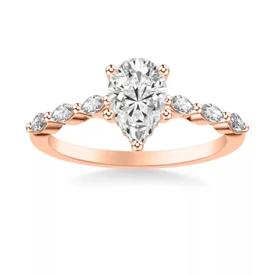 Betty Marquise Diamond Engagement Ring
