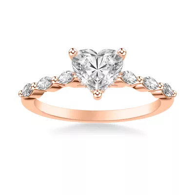 Betty Marquise Diamond Engagement Ring