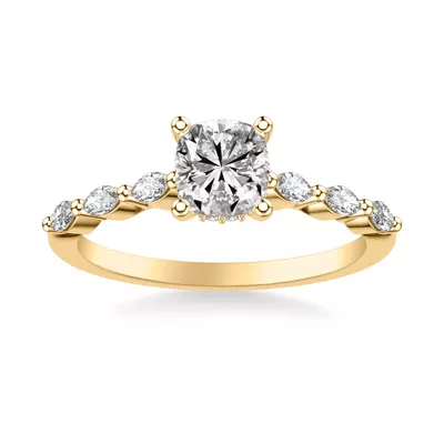 Betty Marquise Lab Diamond Engagement Ring