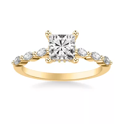 Betty Marquise Lab Diamond Engagement Ring